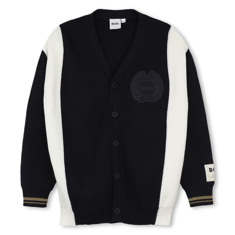 Cardigan in maglia BOSS 
                        RAGAZZO