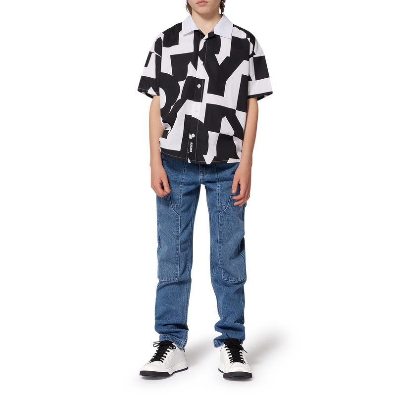 Jeans con vita regolabile DKNY 
                        UNISEX