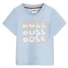 T-shirt a maniche corte, BLU PERSIANO, hi-res