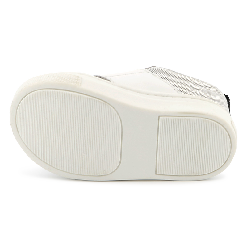 Sneakers a strappo misto pelle BOSS 
                        RAGAZZO