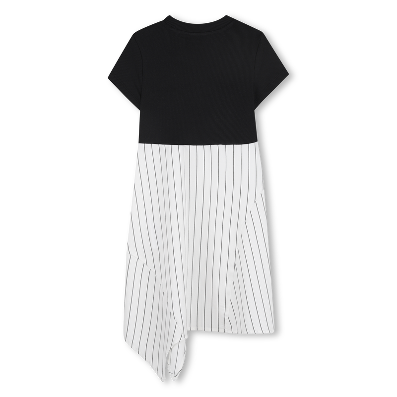 Vestito cerimonia bimateriale DKNY 
                        BAMBINA