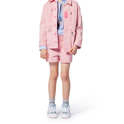 Shorts ricamati effetto d&eacute;lav&eacute; ZADIG & VOLTAIRE BAMBINA