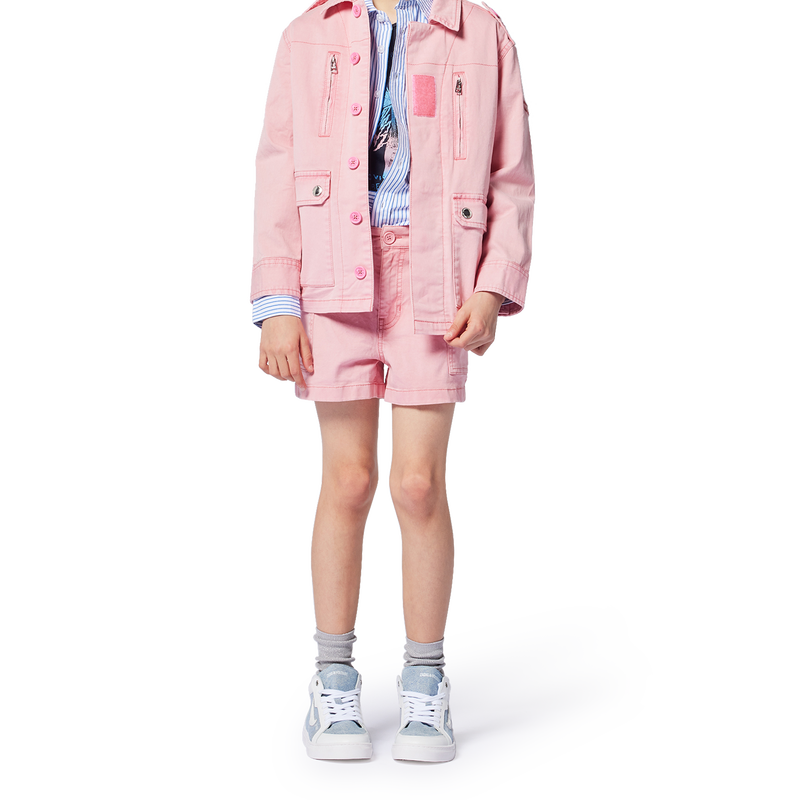 Shorts ricamati effetto d&eacute;lav&eacute; ZADIG & VOLTAIRE 
                        BAMBINA