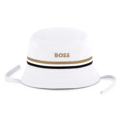 Bob ricamato con coulisse BOSS RAGAZZO