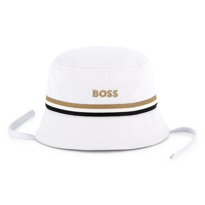 Bob ricamato con coulisse BOSS 
                        RAGAZZO