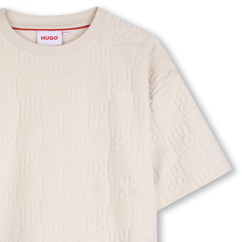 T-SHIRT A MANICHE CORTE HUGO 
                        RAGAZZO