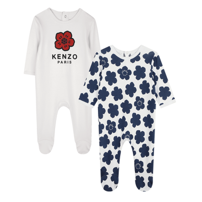 Set 2 pigiami in cotone KENZO KIDS UNISEX