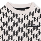 Felpa in pile KARL LAGERFELD KIDS 
                    RAGAZZO