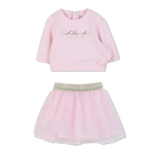 Set felpa e gonna KARL LAGERFELD KIDS 
                    BAMBINA