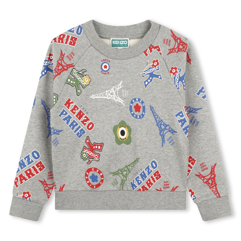 Felpa con stampa KENZO KIDS 
                        RAGAZZO