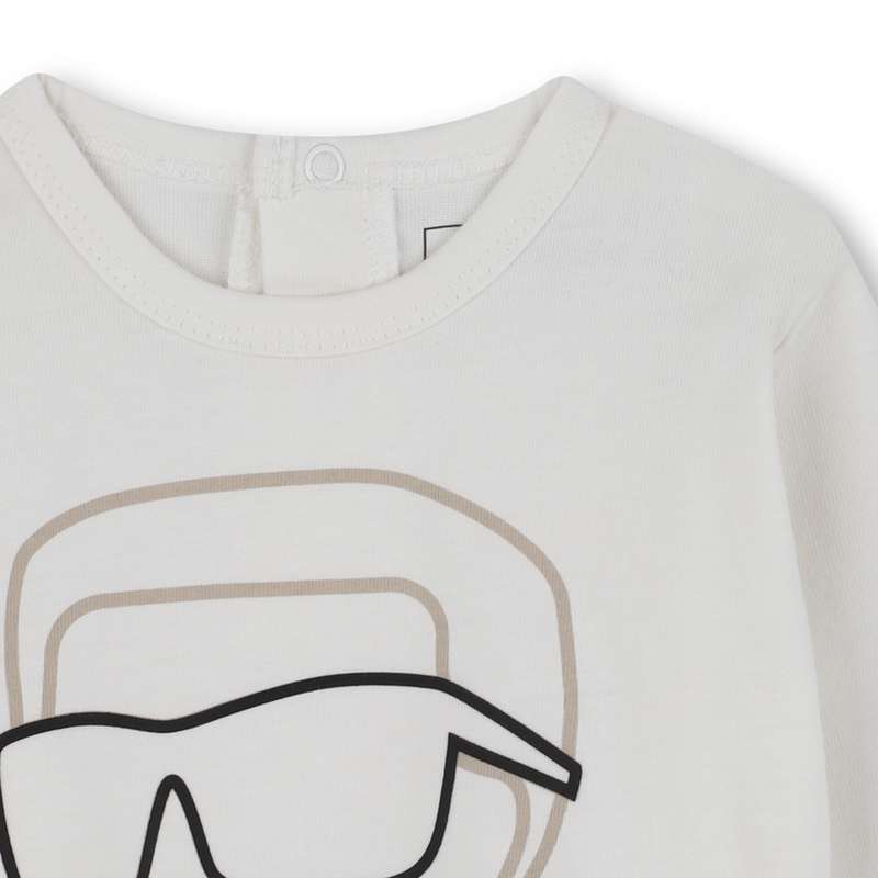 Set cardigan e pantaloni in doppia jersey KARL LAGERFELD KIDS 
                        RAGAZZO