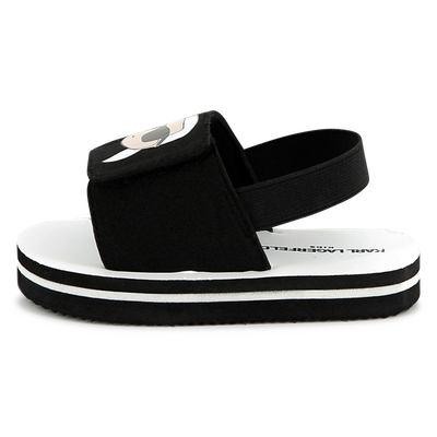 Sandali leggeri a strappo KARL LAGERFELD KIDS UNISEX