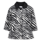 Cappotto lungo con fantasia zebrata completa MARC JACOBS 
                    BAMBINA