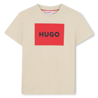 T-shirt cotone maniche corte HUGO 
                    RAGAZZO