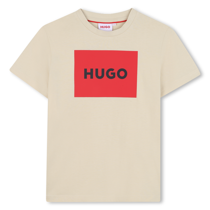 T-shirt cotone maniche corte HUGO 
                        RAGAZZO