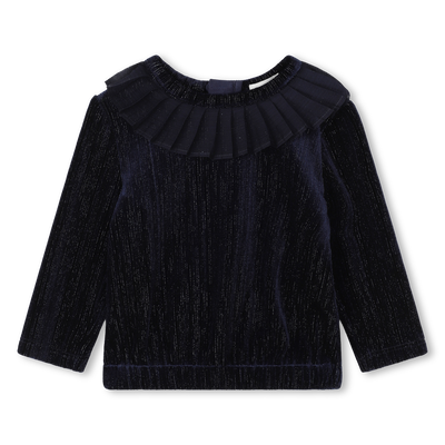 Blusa di velluto CARREMENT BEAU BAMBINA