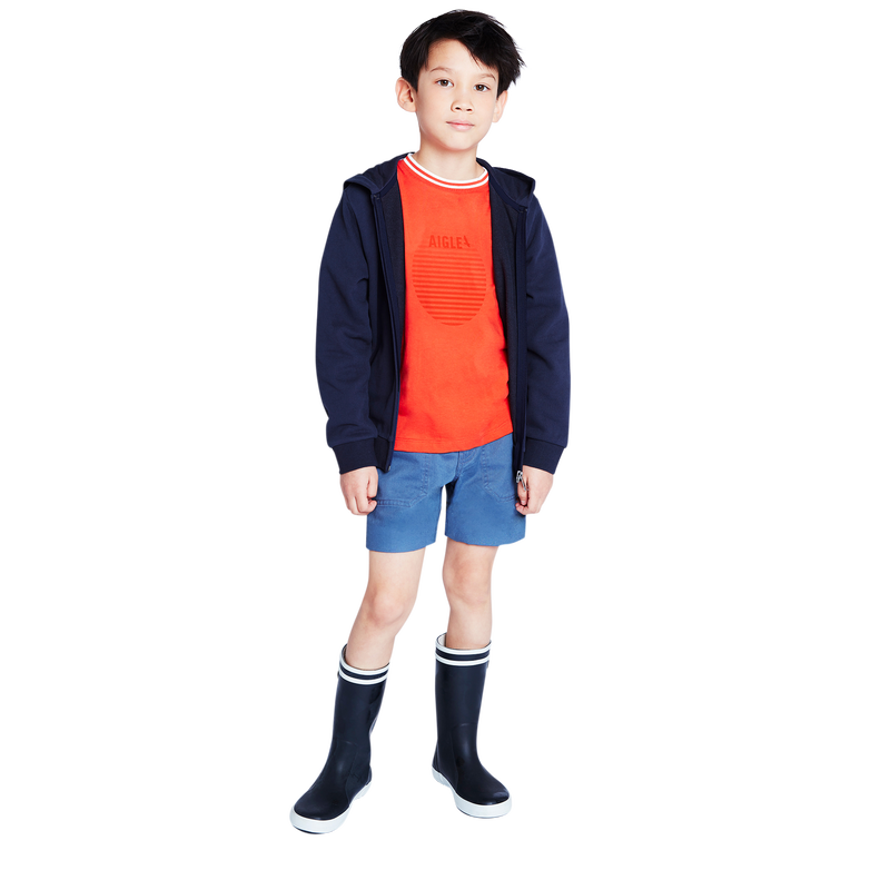 Felpa con zip e cappuccio