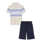 Polo + bermuda set BOSS 
                    RAGAZZO