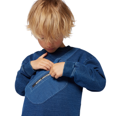 Felpa con stampa MARC JACOBS RAGAZZO