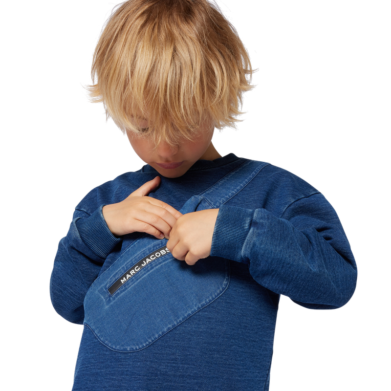 Felpa con stampa MARC JACOBS 
                        RAGAZZO