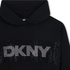 Felpa in tessuto garzato DKNY 
                    BAMBINA