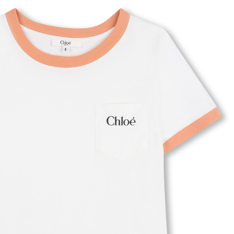 T-SHIRT A MANICHE CORTE CHLOE 
                        BAMBINA