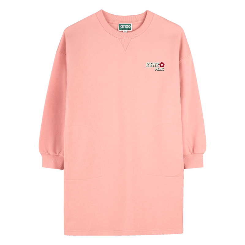 Abito con tasche frontali KENZO KIDS 
                        BAMBINA