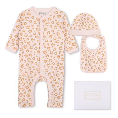 Completo pigiama, bavetta, berretto e peluche. KENZO KIDS BAMBINA