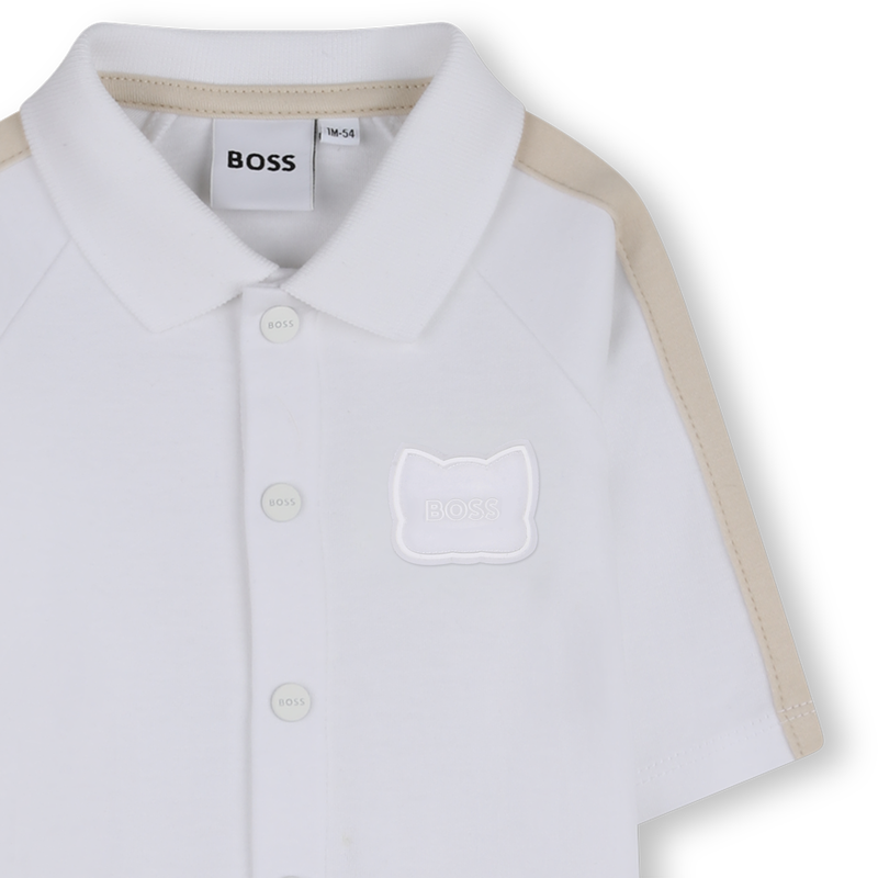 PIGIAMA CON CHIUSURA A SCATTO BOSS 
                        RAGAZZO