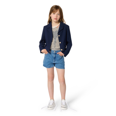 T-SHIRT A MANICHE CORTE ZADIG & VOLTAIRE BAMBINA