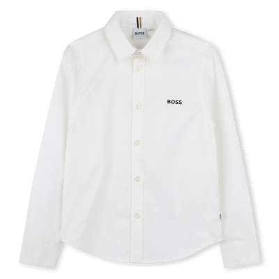 Camicia maniche lunghe cotone BOSS RAGAZZO