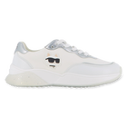 Sneakers con lacci e badge KARL LAGERFELD KIDS 
                    BAMBINA