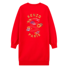 Abito dritto con ricamo KENZO KIDS 
                    BAMBINA