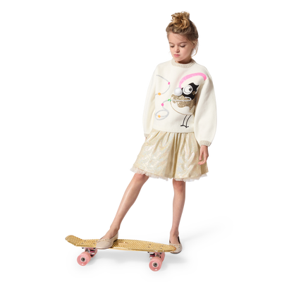 Gonna in tessuto scintillante BILLIEBLUSH BAMBINA