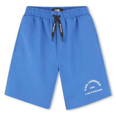 Shorts da bagno con tasche KARL LAGERFELD KIDS RAGAZZO