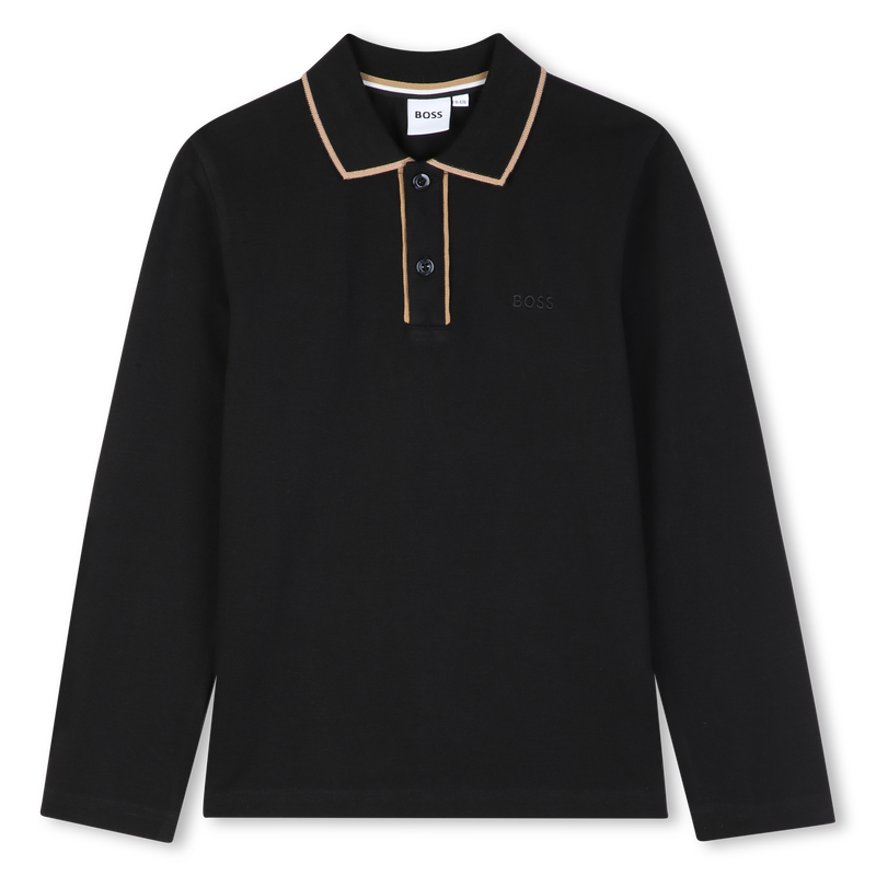 Polo a maniche lunghe BOSS 
                        RAGAZZO