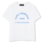 T-shirt a maniche corte KARL LAGERFELD KIDS 
                    RAGAZZO