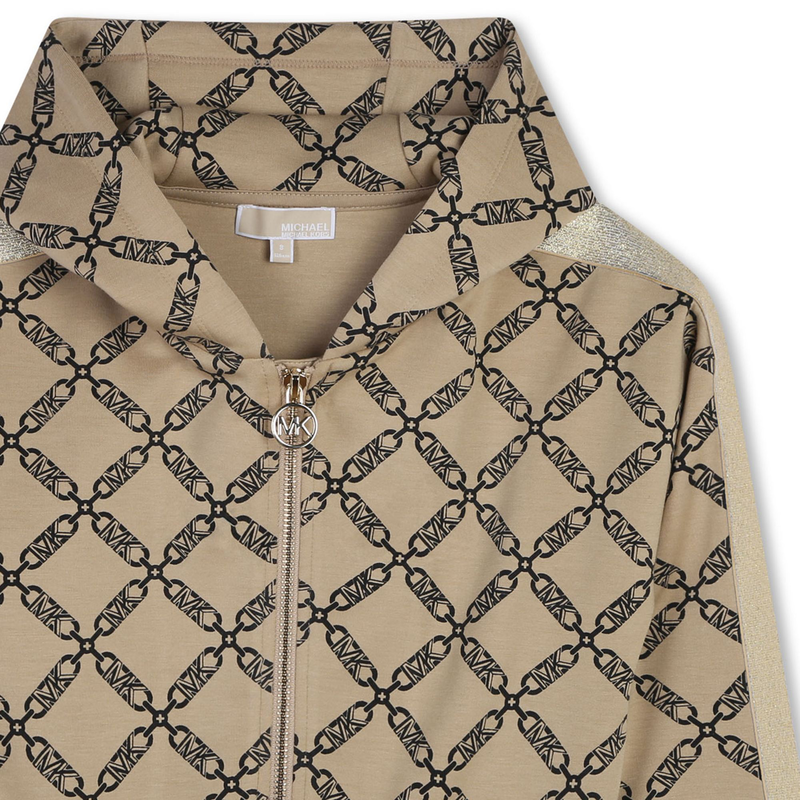 Zip-Up Hooded Cardigan MICHAEL KORS 
                        BAMBINA