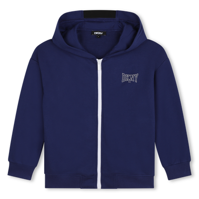 Felpa con zip e cappuccio DKNY RAGAZZO