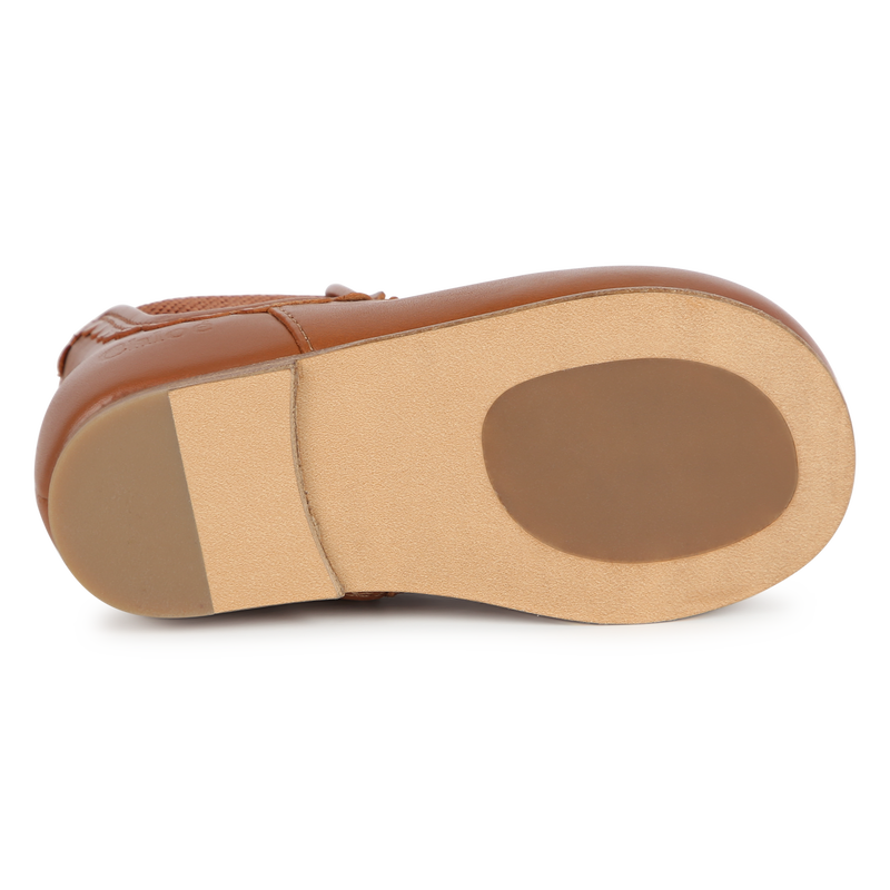 Zip-Up Leather Ankle Boots CHLOE 
                        BAMBINA