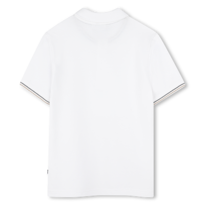 Polo con righe tricolori BOSS RAGAZZO