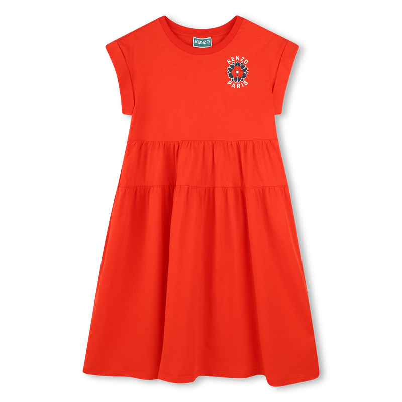 Vestito con taglio in vita KENZO KIDS 
                        BAMBINA