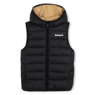 Gilet imbottito senza maniche, NERO MARRONE, hi-res