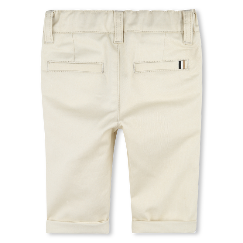 Pantaloni chino in twill BOSS 
                        RAGAZZO