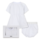 Set abito+mutandine gonfie BOSS 
                    BAMBINA