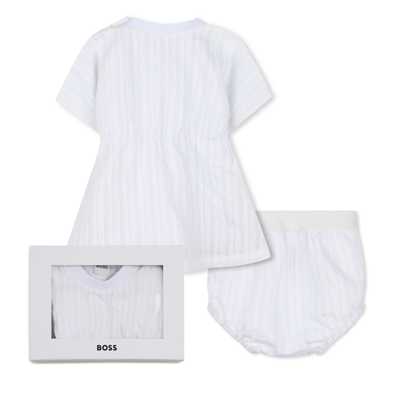 SET ABITO+MUTANDINE GONFIE BOSS 
                        BAMBINA