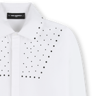 Abito chemisier a maniche lunghe KARL LAGERFELD KIDS 
                    BAMBINA