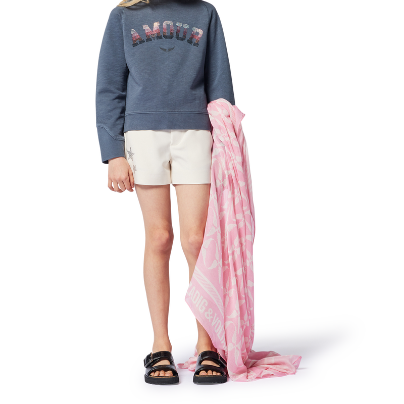 Shorts tailleur con strass ZADIG & VOLTAIRE 
                        BAMBINA