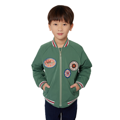 Zipped Raglan-Sleeve Jacket KENZO KIDS UNISEX