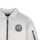 Giacca con zip effetto raso DKNY 
                    BAMBINA